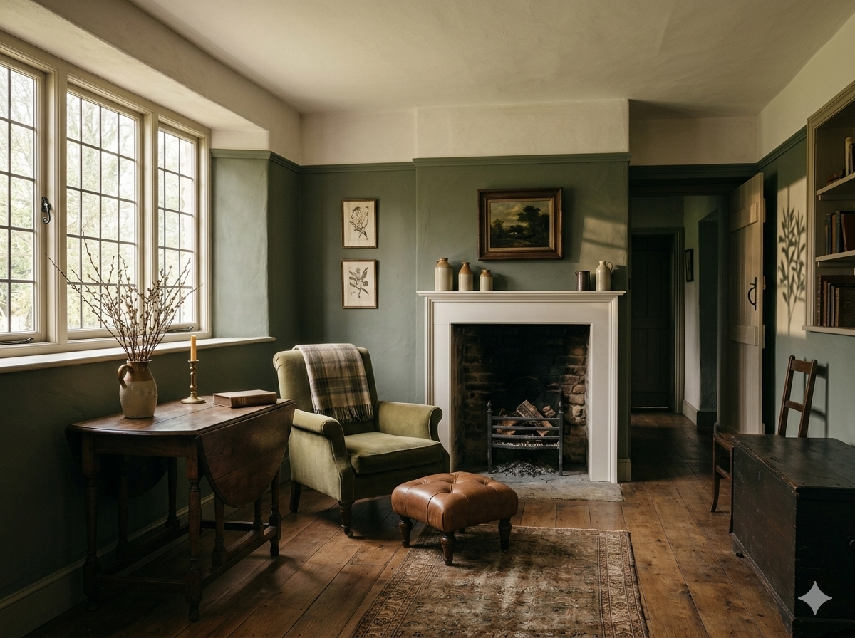 Heritage interior with casement light